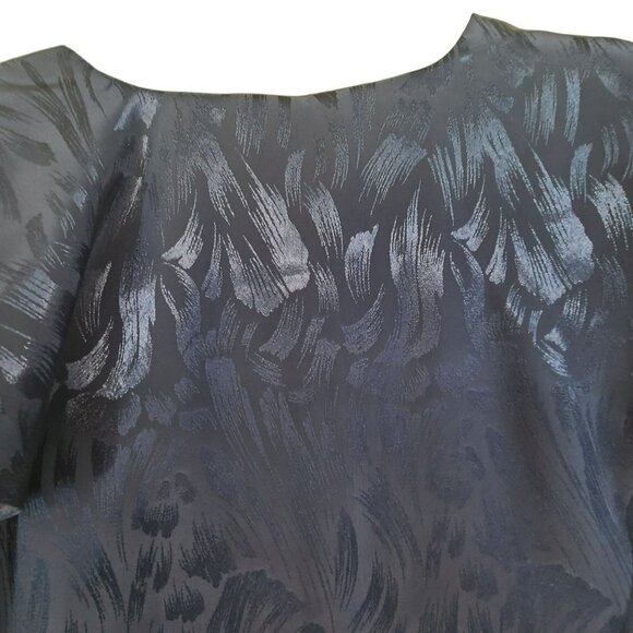 In The Mood Women's Two Piece Blouse/Skirt Combo Blue Size 18 - Picture 7 of 16